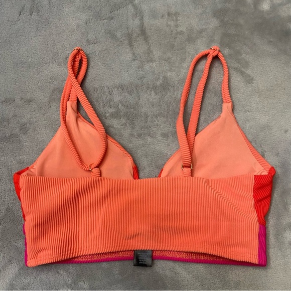 New! Beach Riot riza magenta colorblock top 24986 - Picture 7 of 9